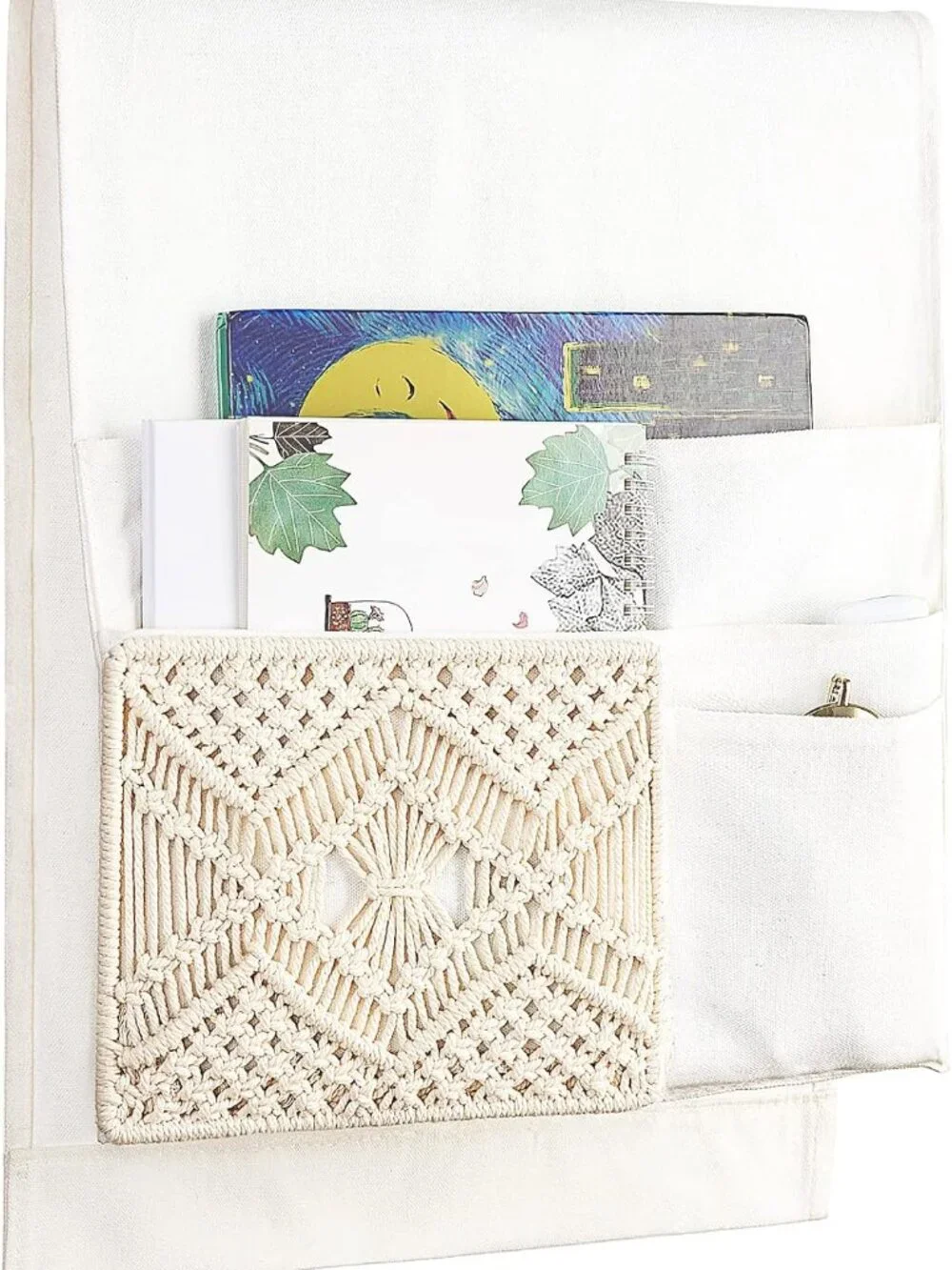 Boho Macrame Couch/Bedside Caddy